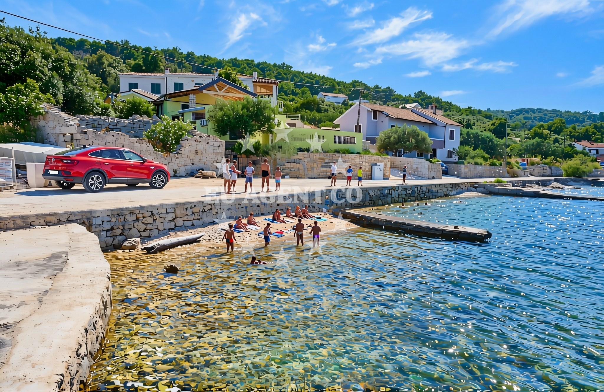 Additional view of Makovac, Mali Iž (Iž) Beach in Makovac