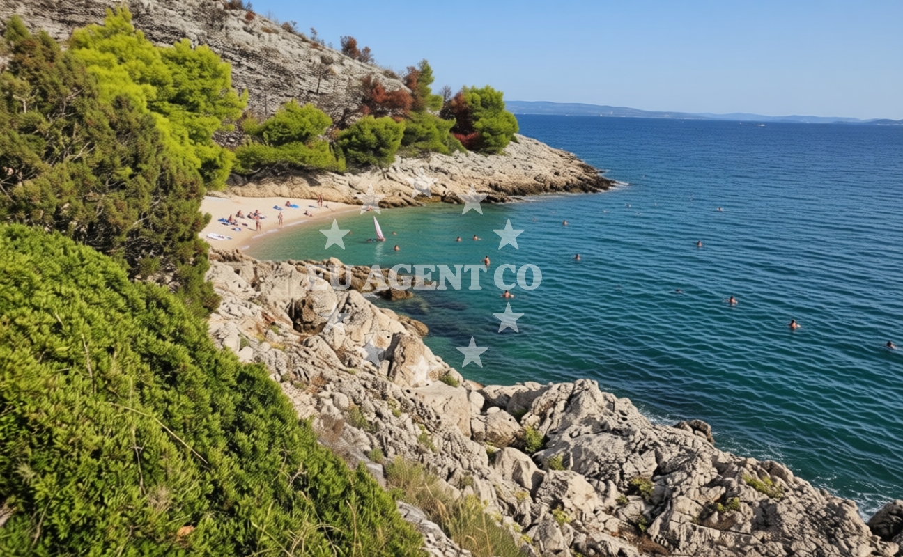Additional view of Mala Draga Beach in Put Diruna 62, Trogir