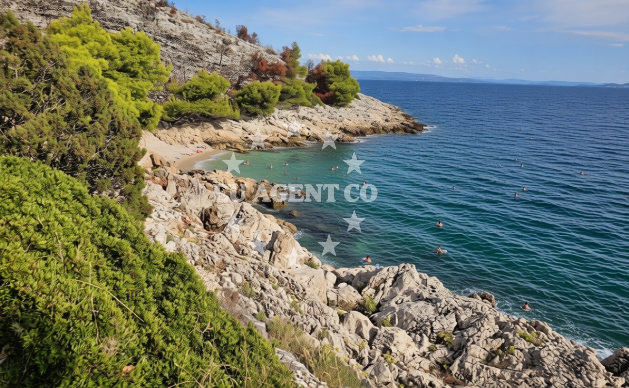 Additional view of Mala Draga Beach in Put Diruna 62, Trogir