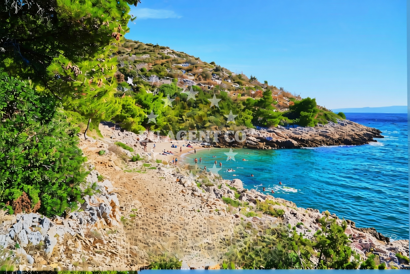 Additional view of Mala Draga Beach in Put Diruna 62, Trogir