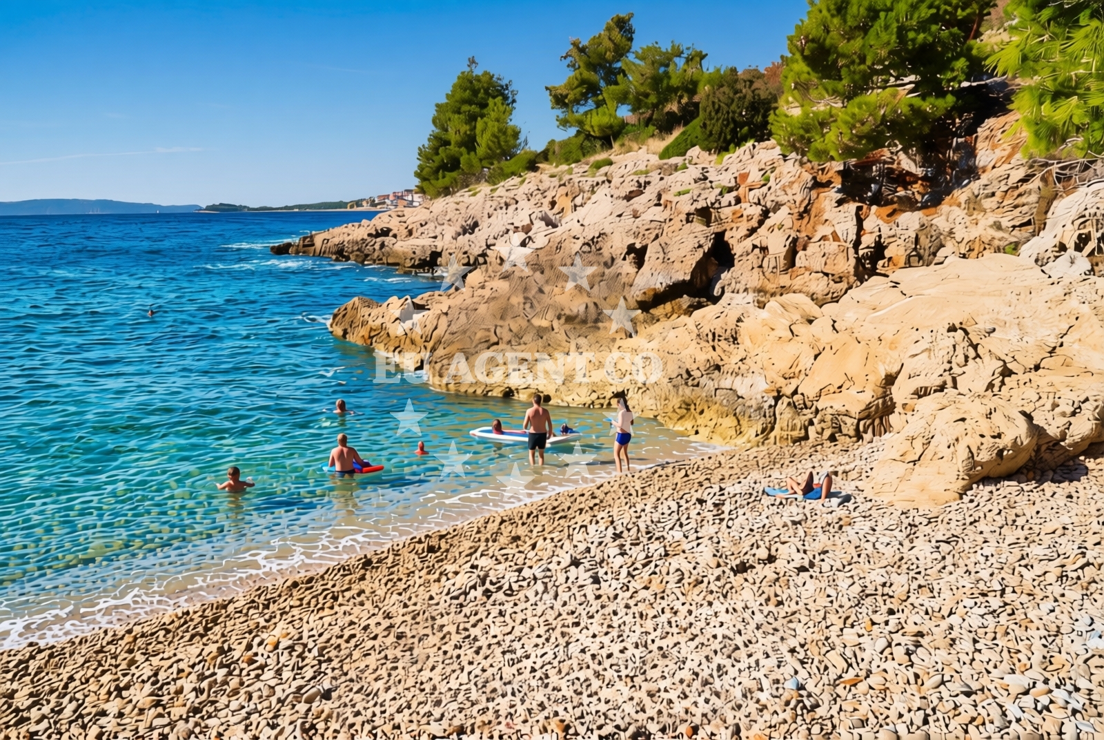 Additional view of Mala Draga Beach in Put Diruna 62, Trogir