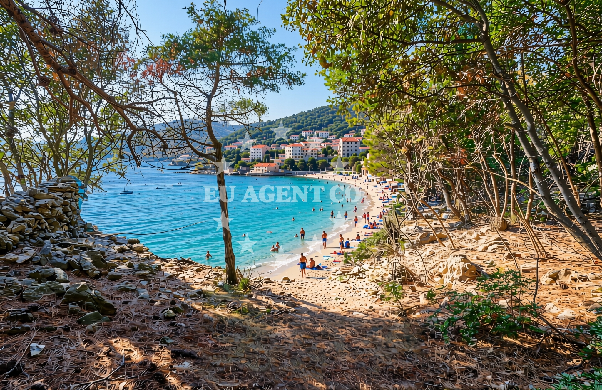 Additional view of Mala draga, Veli Lošinj (Lošinj) Beach in Mala draga