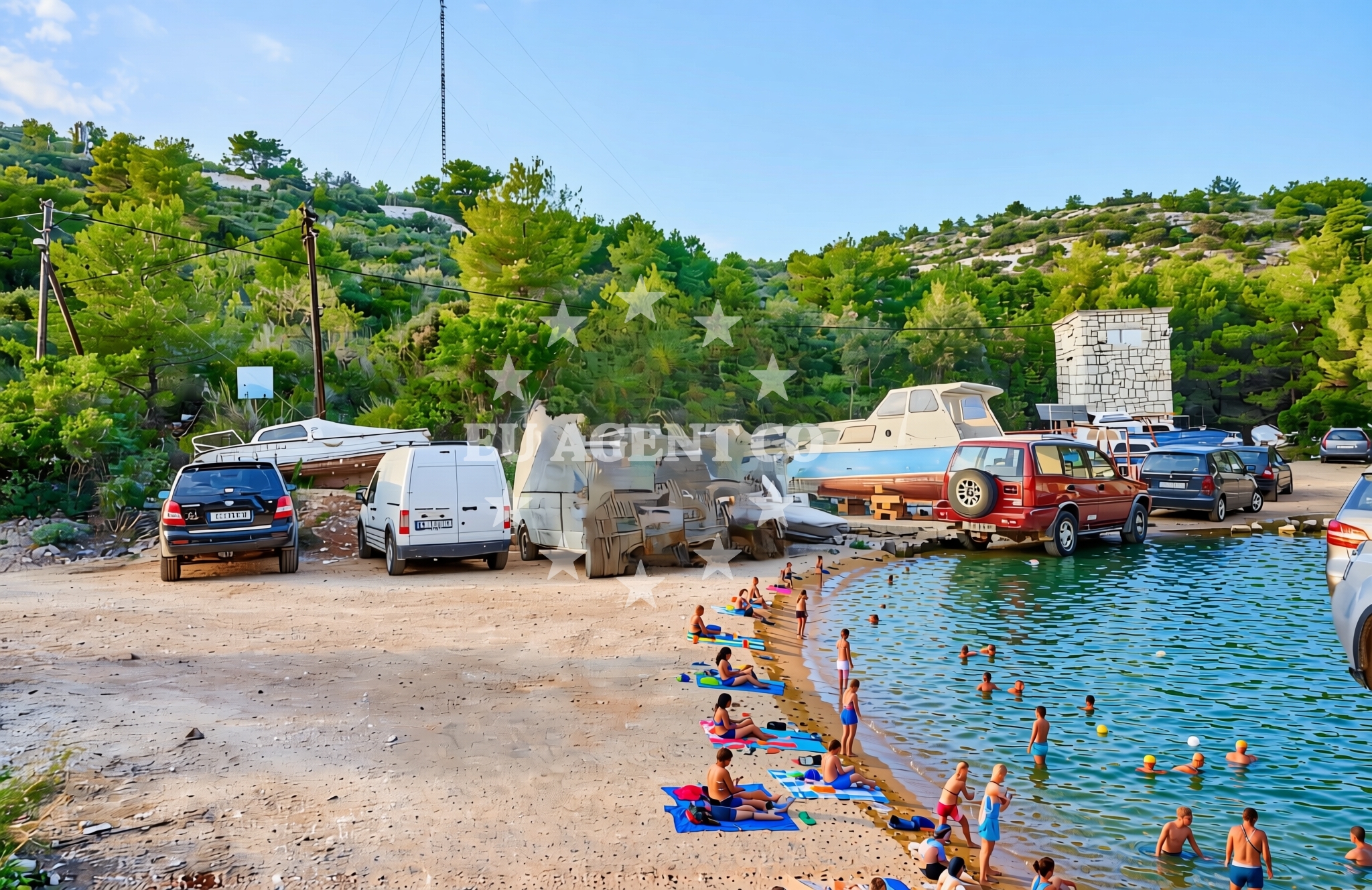 Additional view of Mala Garška, Hvar (Hvar) Beach in Mala Garška