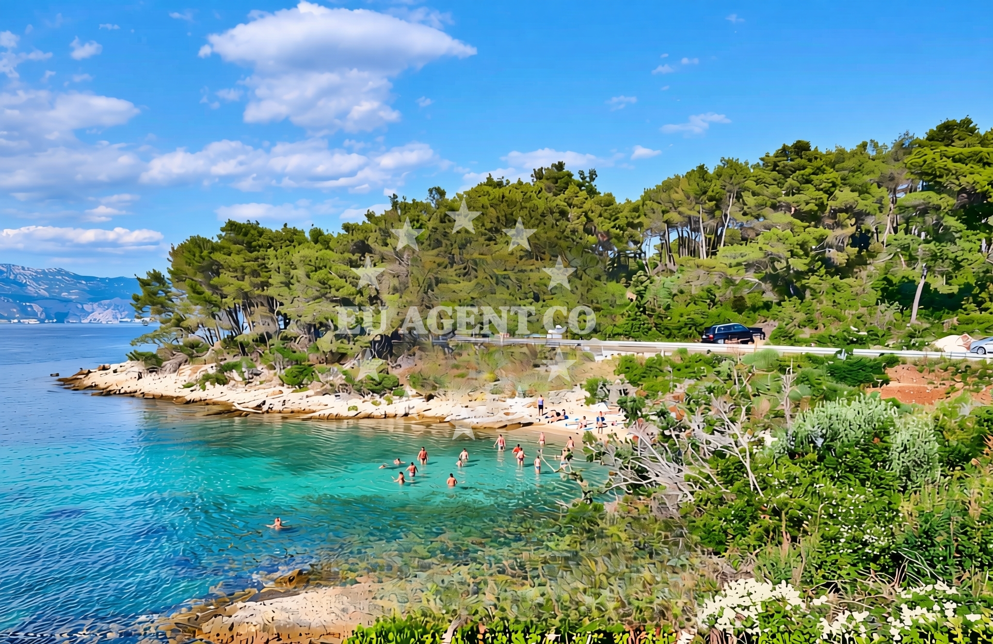 Additional view of Mala lučica, Splitska (Brač) Beach in Mala lučica
