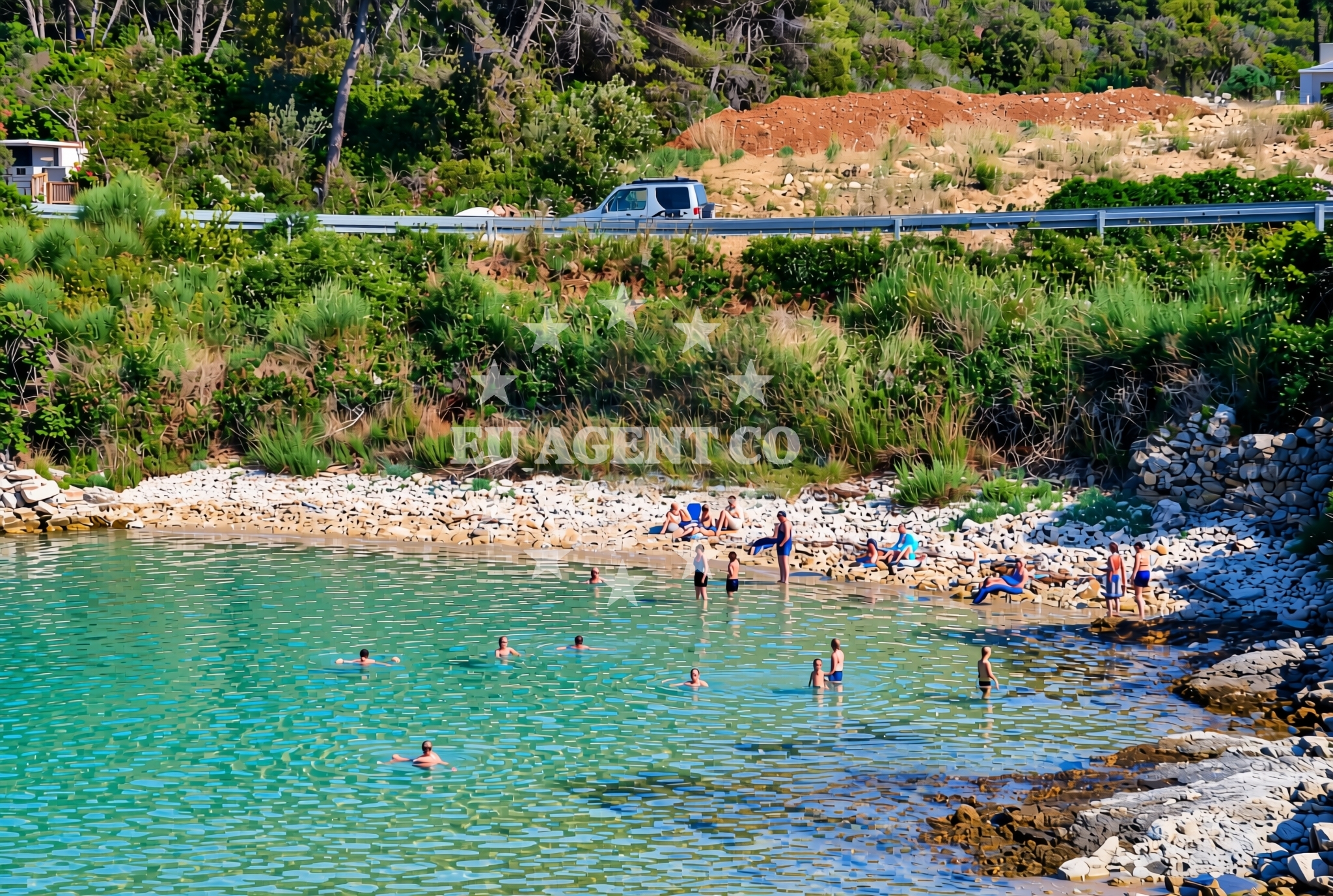 Additional view of Mala lučica, Splitska (Brač) Beach in Mala lučica