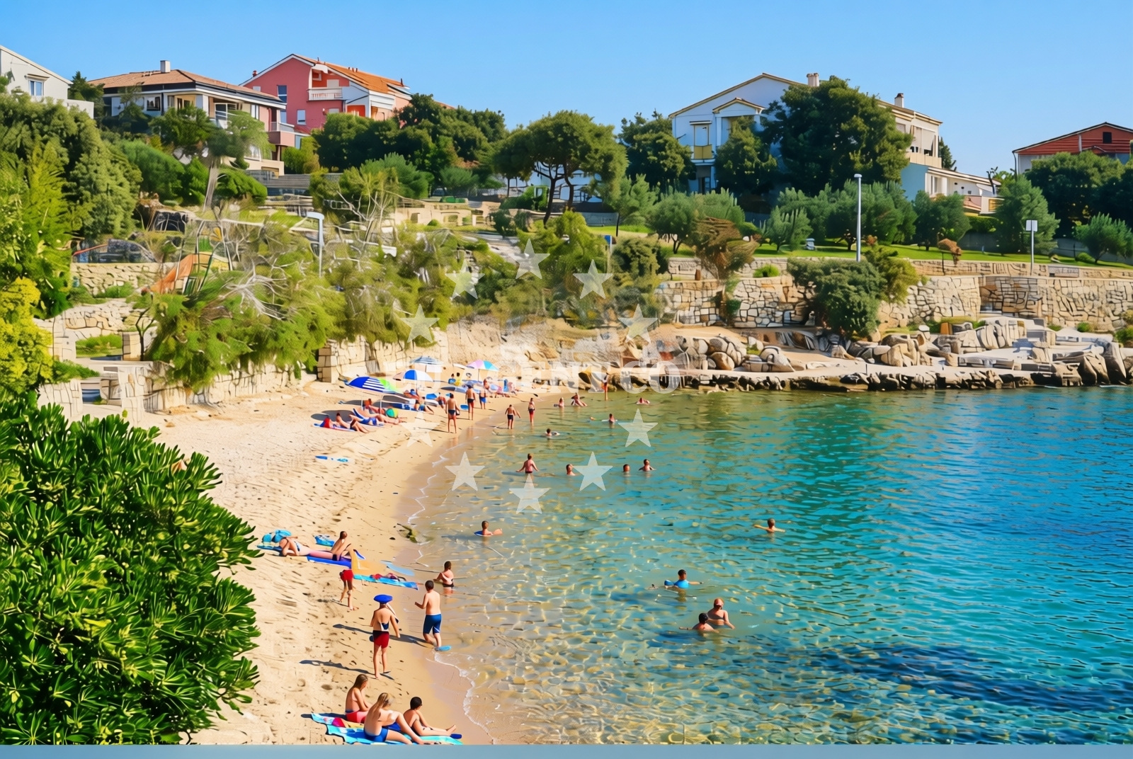 Additional view of Mala Mandra, Mandre (Pag) Beach in Mala Mandra