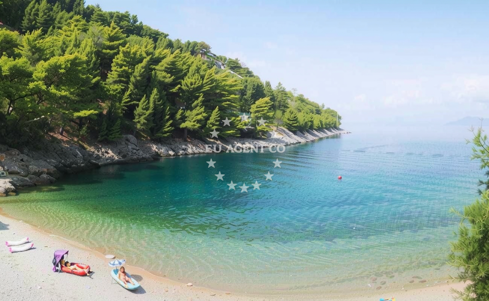 Additional view of Mala Pogorila beach in , Bogomolje