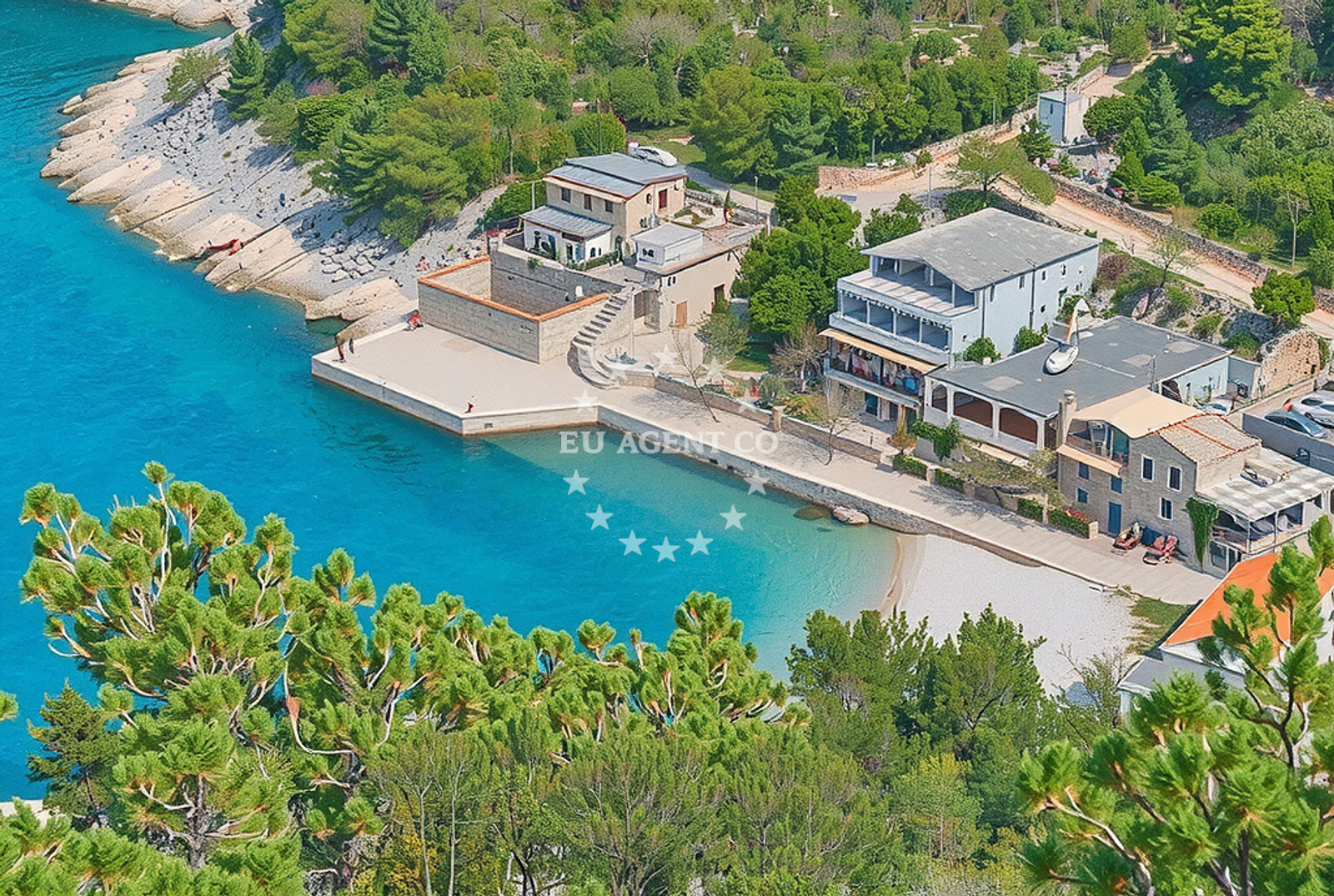 Additional view of Mala Pogorila beach in , Bogomolje