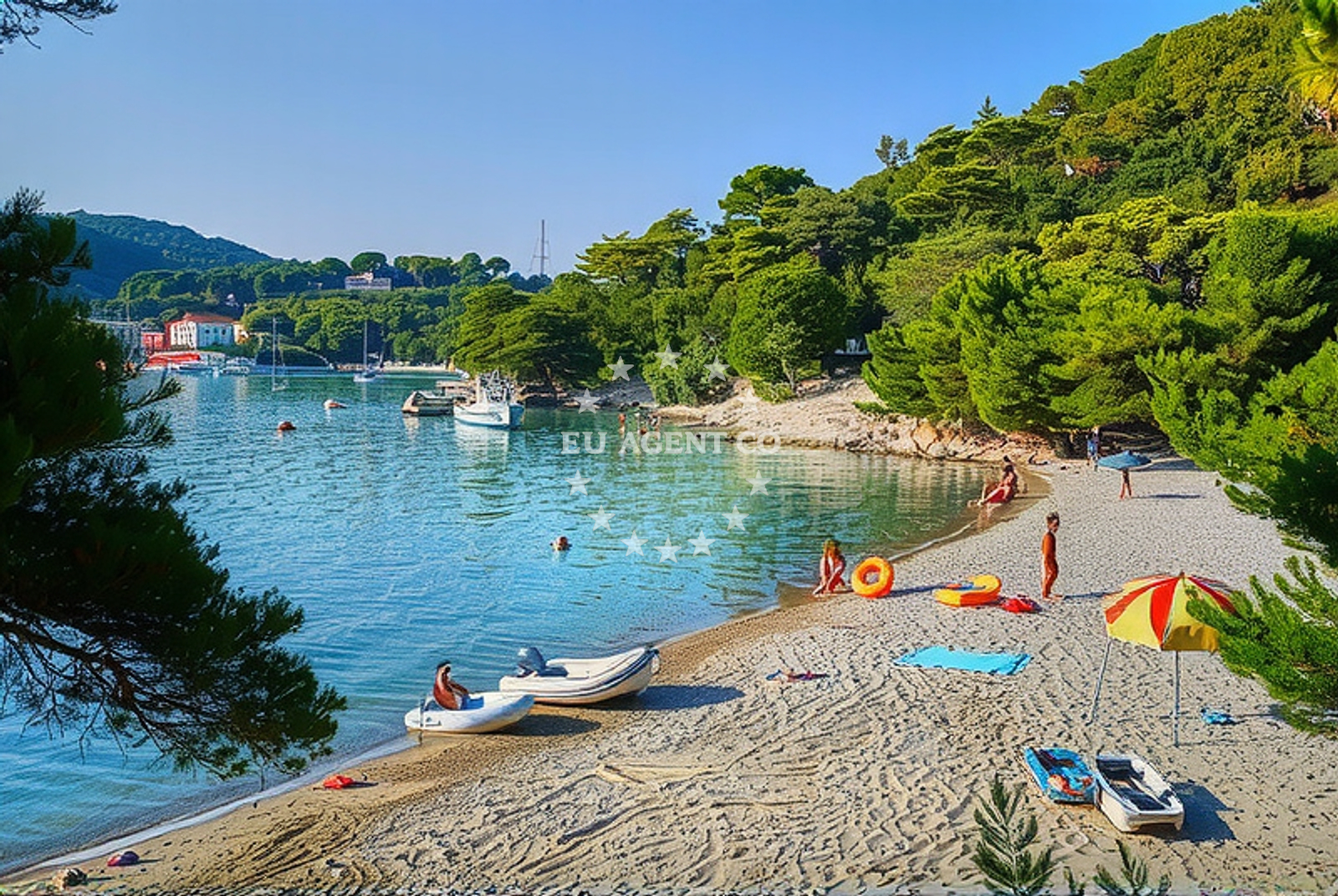 Additional view of Mala Saplunara Beach in Saplunara 35, Saplunara