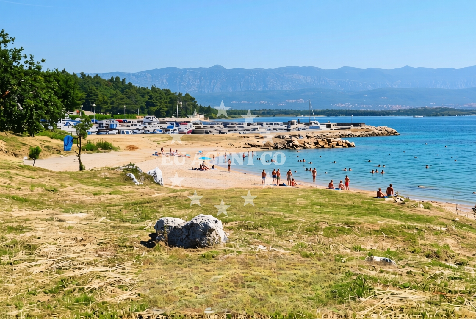 Additional view of Mala sten, Čižići (Krk) Beach in Mala sten