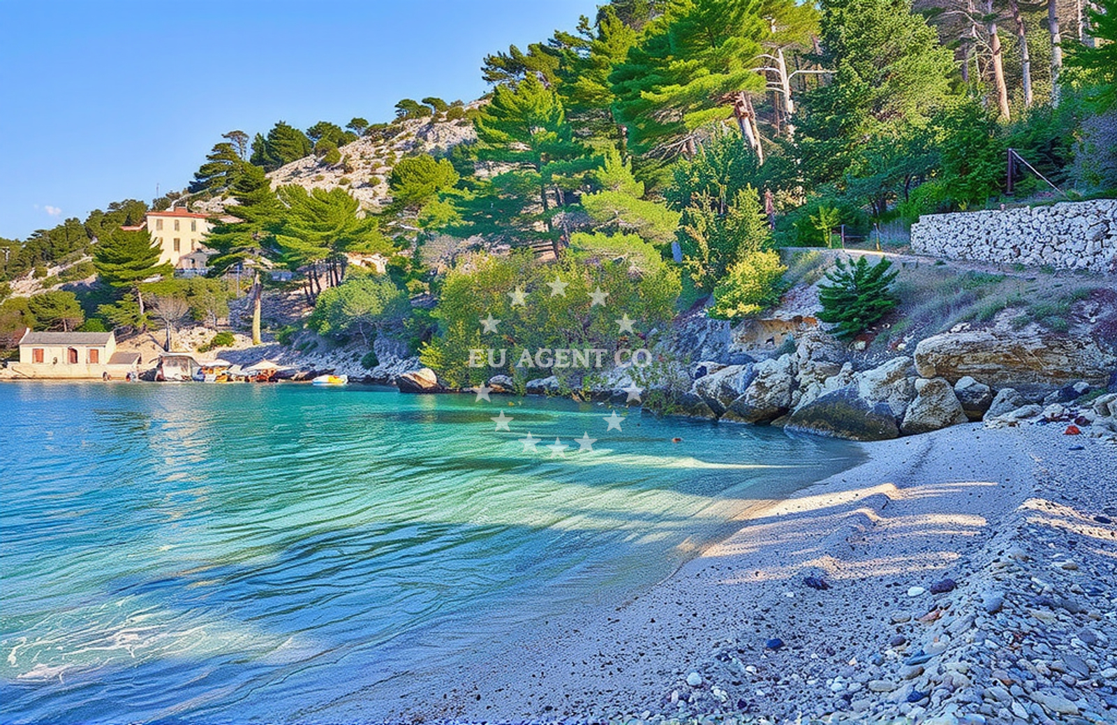 Additional view of Mala Stiniva beach in POLJICA POLJICA, Poljica