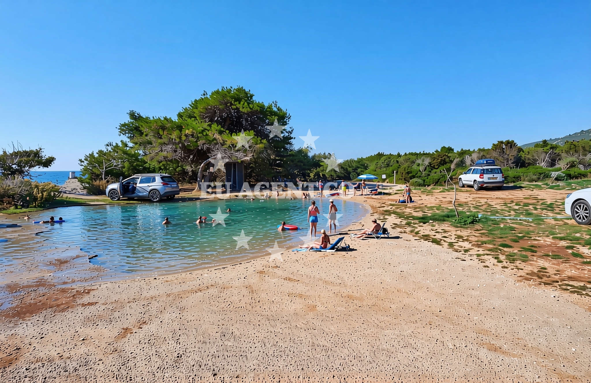 Additional view of Mala voda, Dragove (Dugi otok) Beach in Mala voda