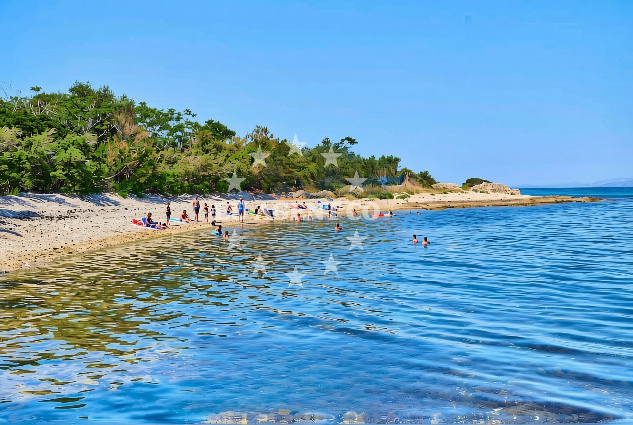 Additional view of Malačnica zapad, Supetar (Brač) Beach in Malačnica zapad