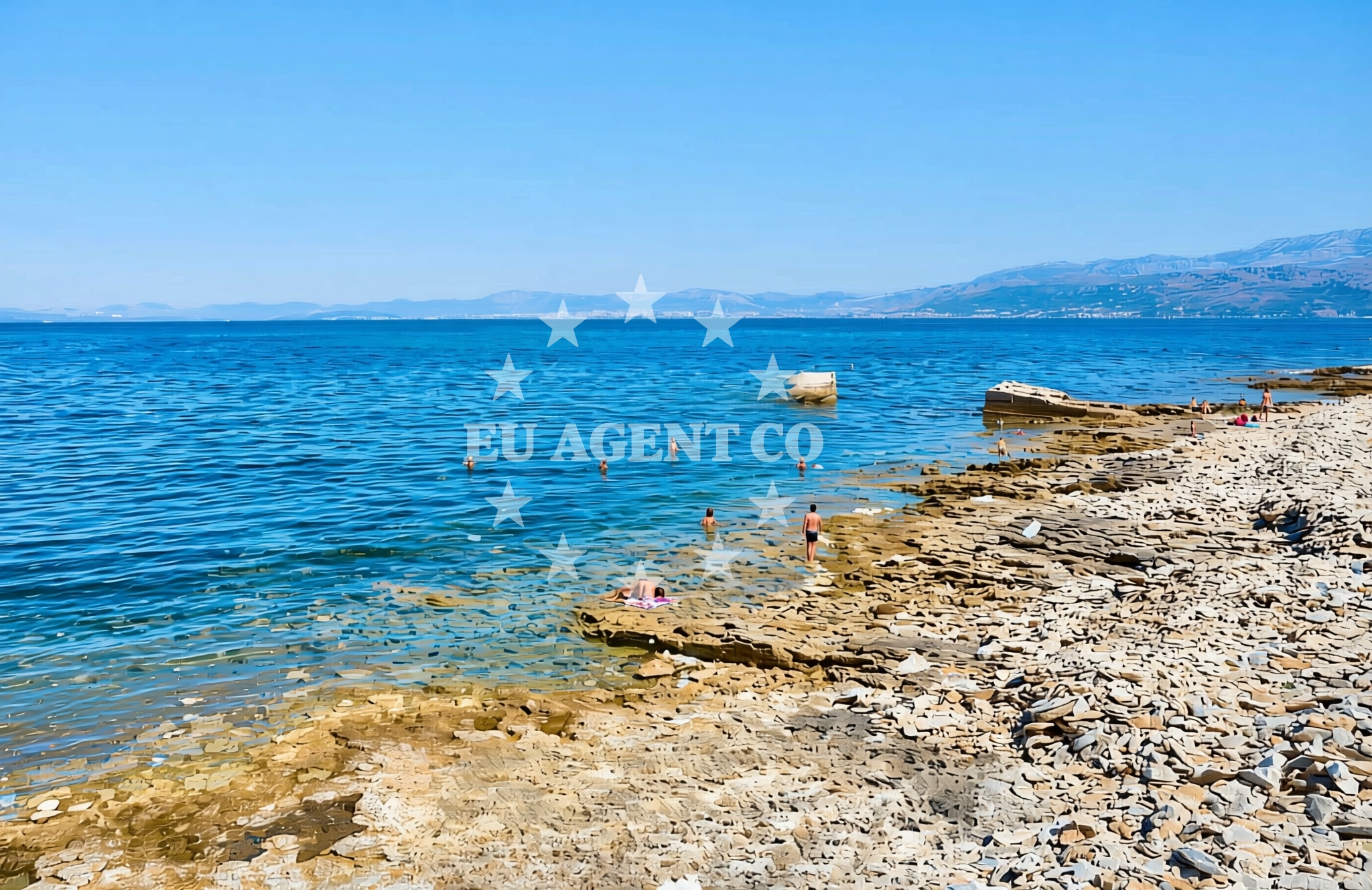 Additional view of Malačnica zapad, Supetar (Brač) Beach in Malačnica zapad