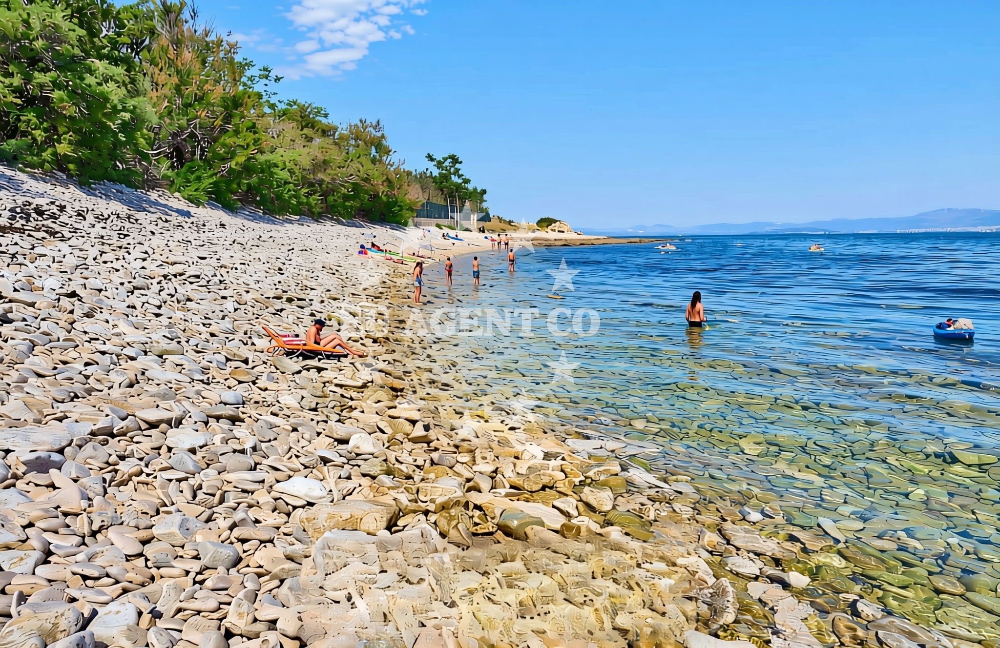 Additional view of Malačnica zapad, Supetar (Brač) Beach in Malačnica zapad