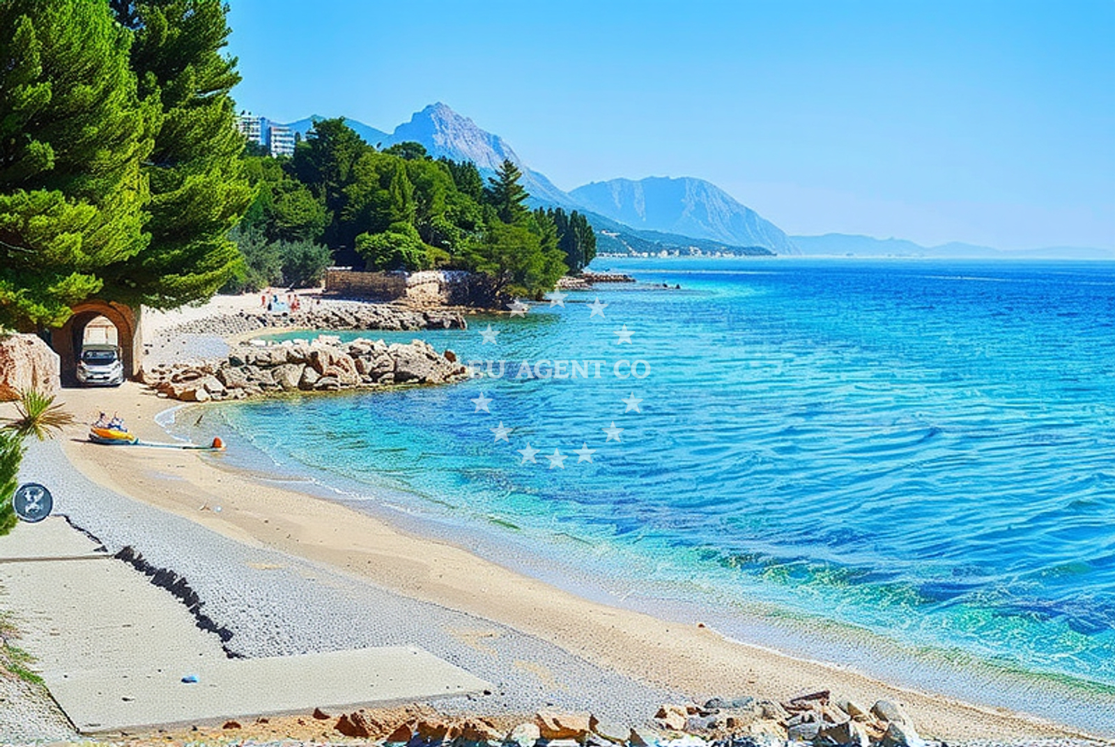 Additional view of Male Ciste beach in 29 Blato, Živogošće