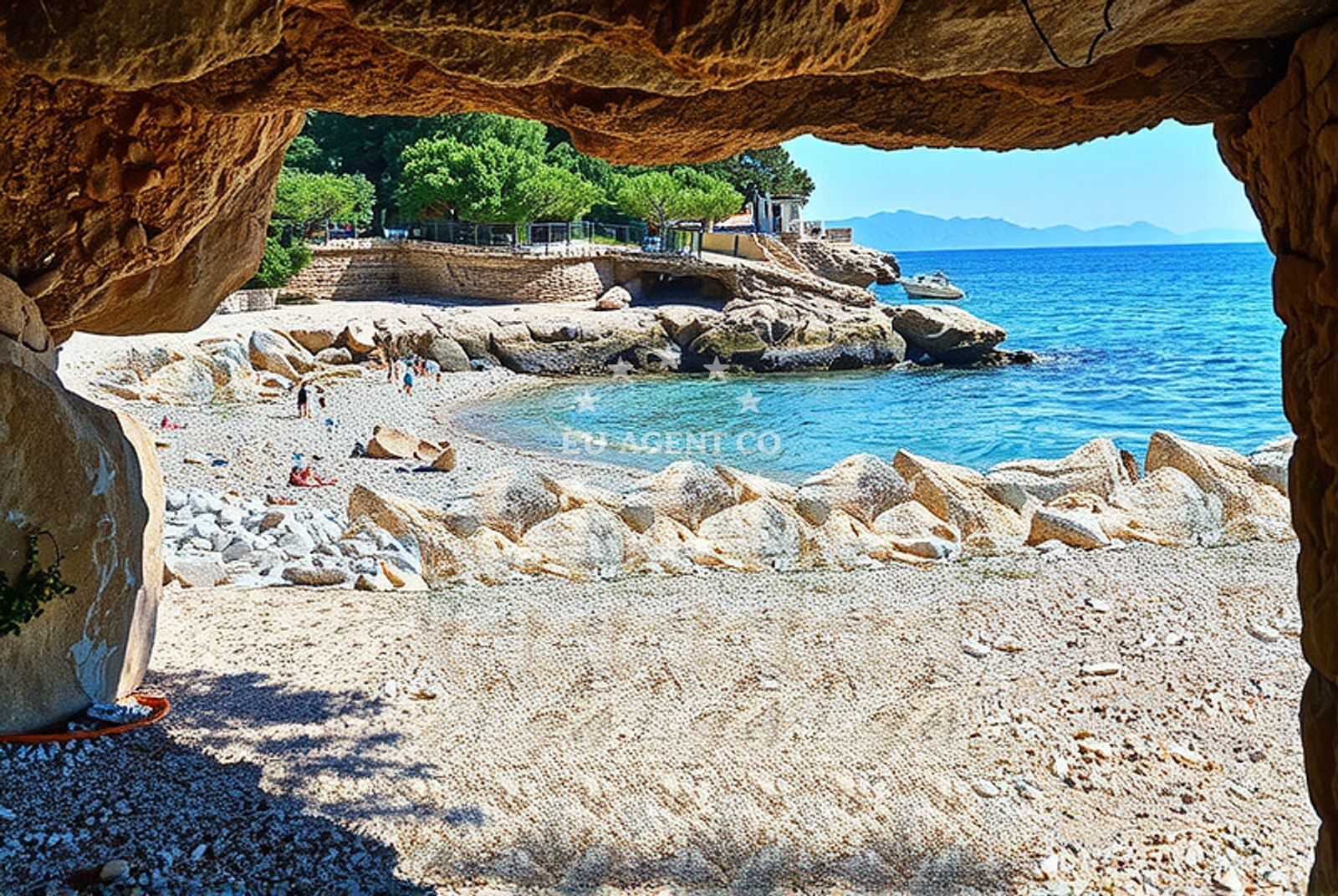 Additional view of Male Ciste beach in 29 Blato, Živogošće