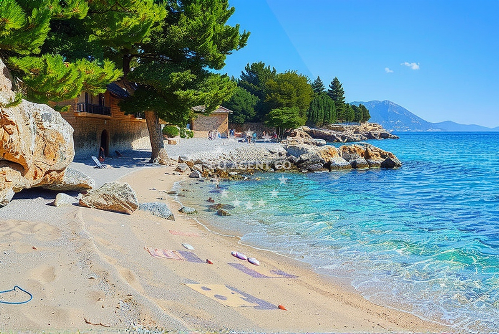 Additional view of Male Ciste beach in 29 Blato, Živogošće