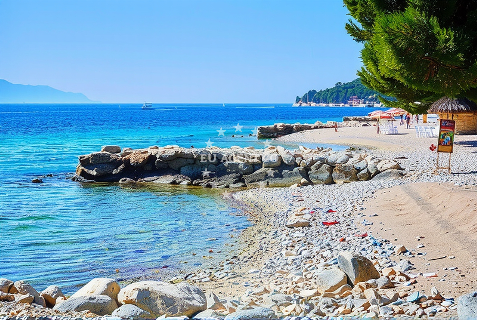 Additional view of Male Ciste beach in 29 Blato, Živogošće
