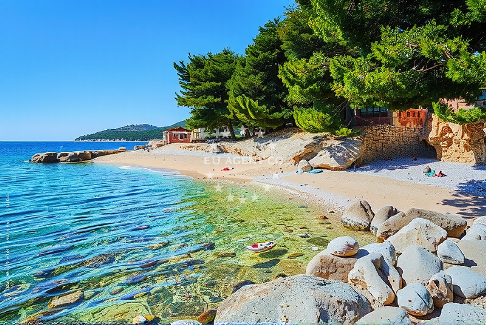Additional view of Male Ciste beach in 29 Blato, Živogošće