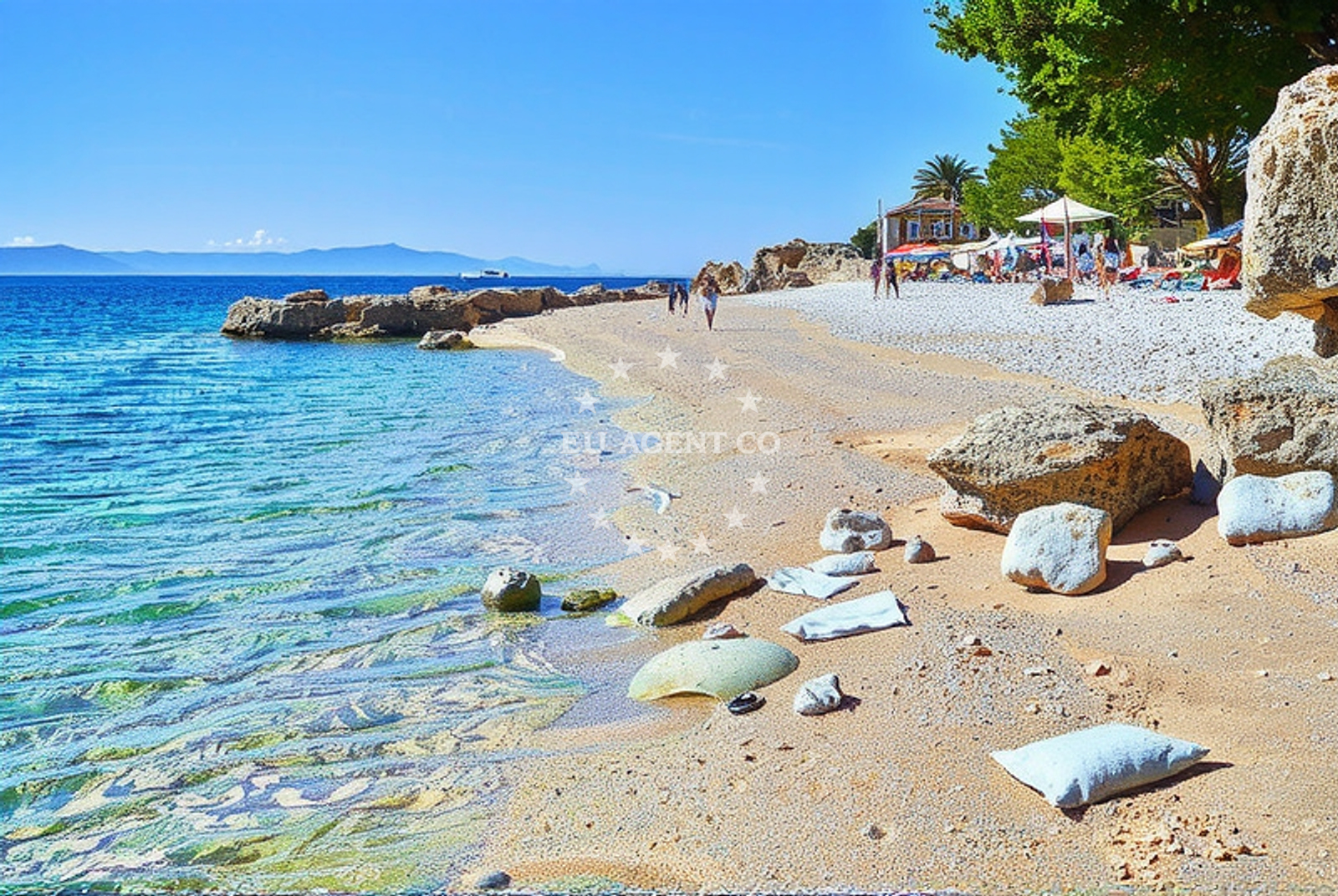 Additional view of Male Ciste beach in 29 Blato, Živogošće