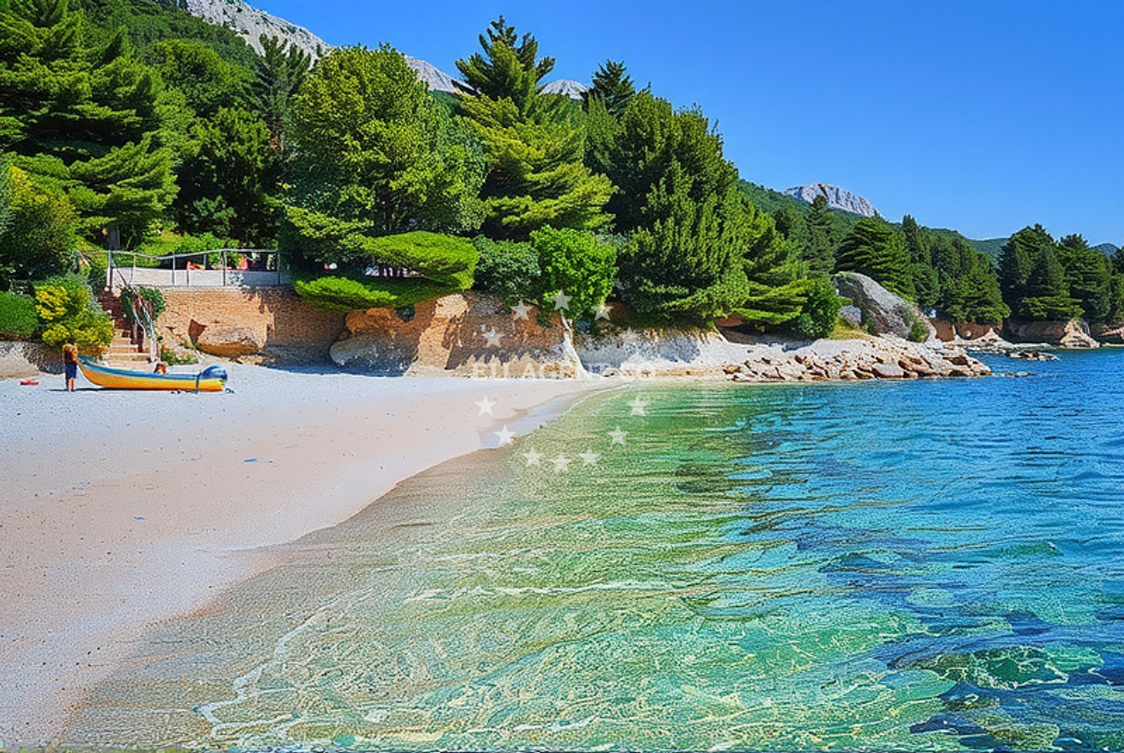 Additional view of Male Ciste beach in 29 Blato, Živogošće