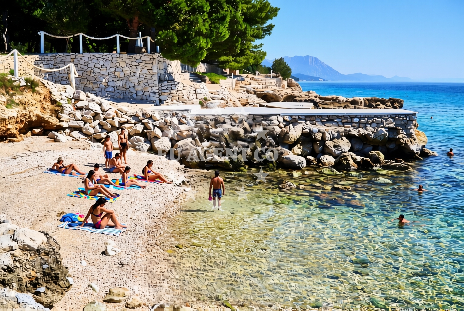 Additional view of Male Čiste, Drvenik (Gradac) Beach in Male Čiste