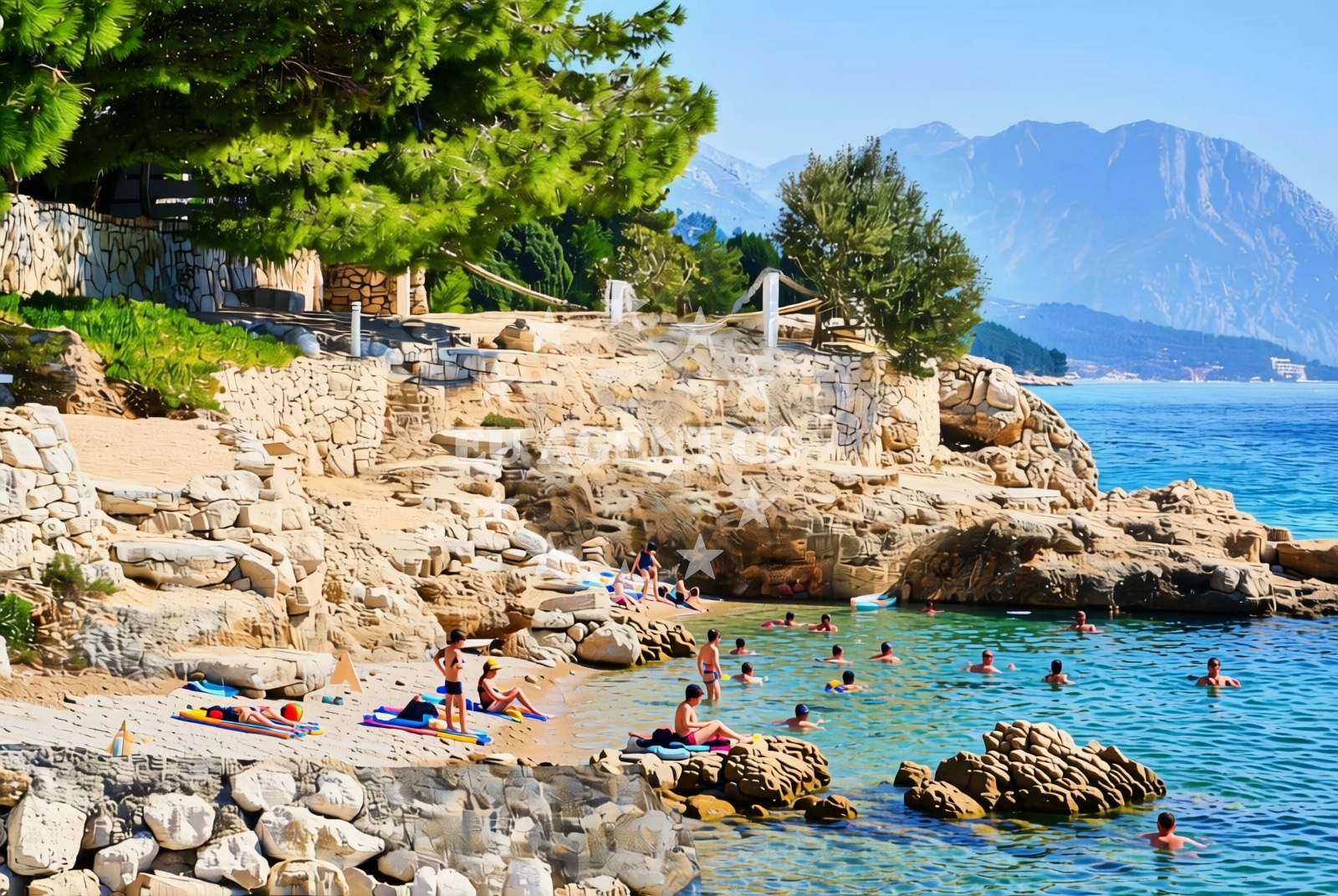 Additional view of Male Čiste, Drvenik (Gradac) Beach in Male Čiste