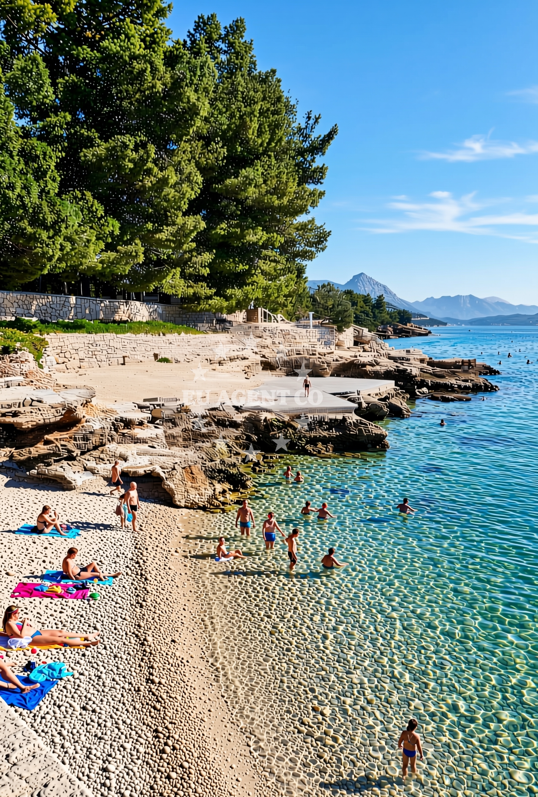 Additional view of Male Čiste, Drvenik (Gradac) Beach in Male Čiste