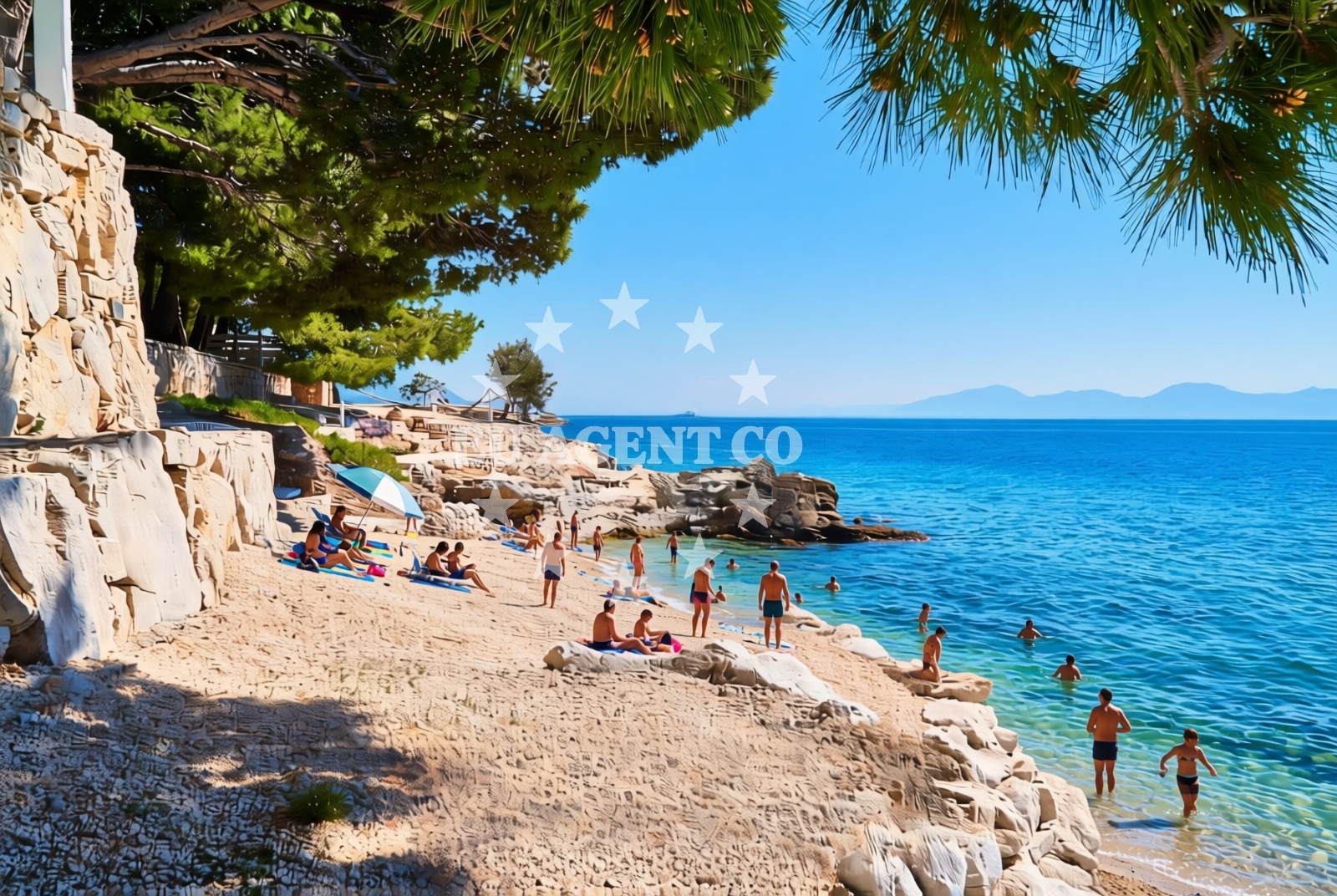Additional view of Male Čiste, Drvenik (Gradac) Beach in Male Čiste