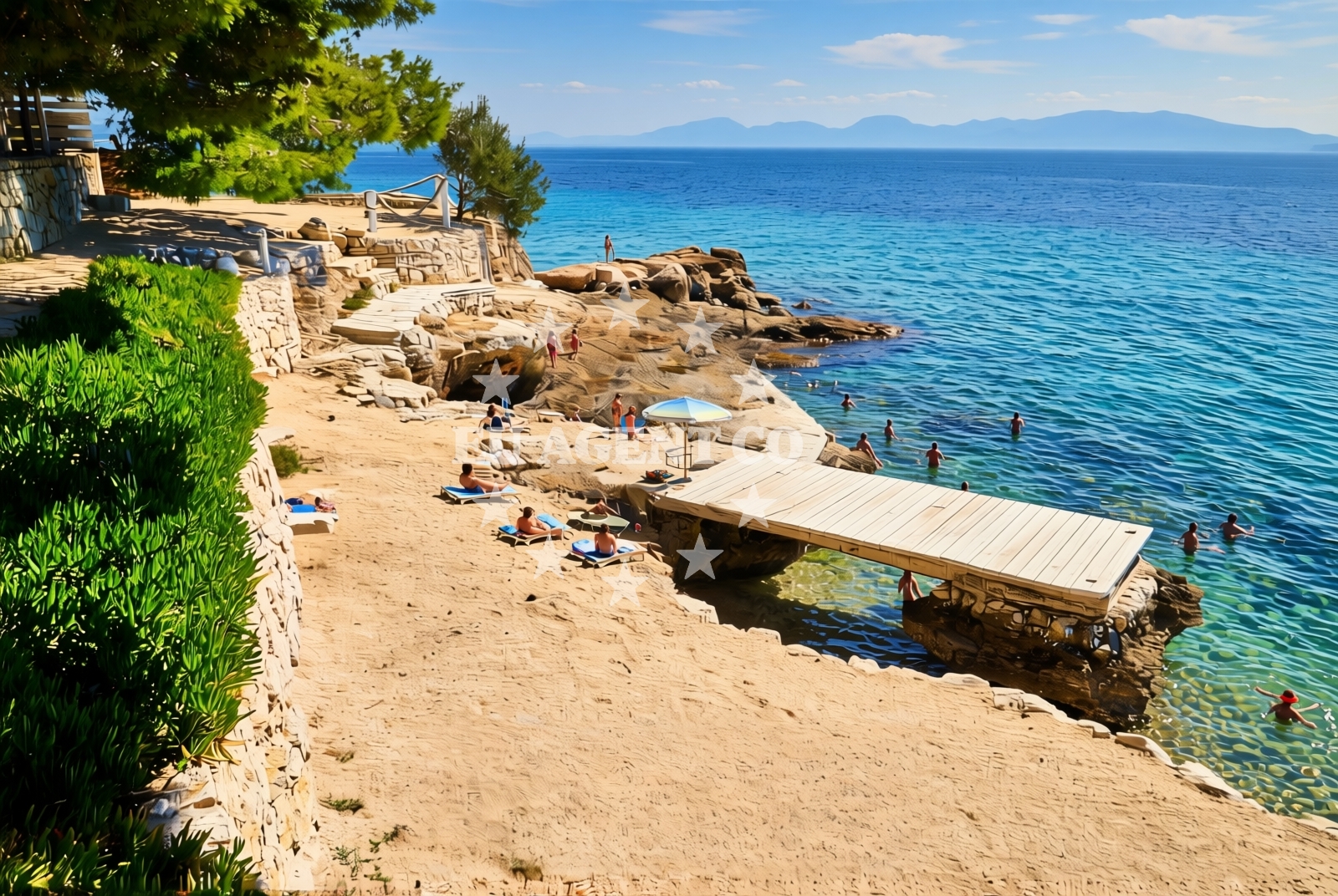 Additional view of Male Čiste, Drvenik (Gradac) Beach in Male Čiste