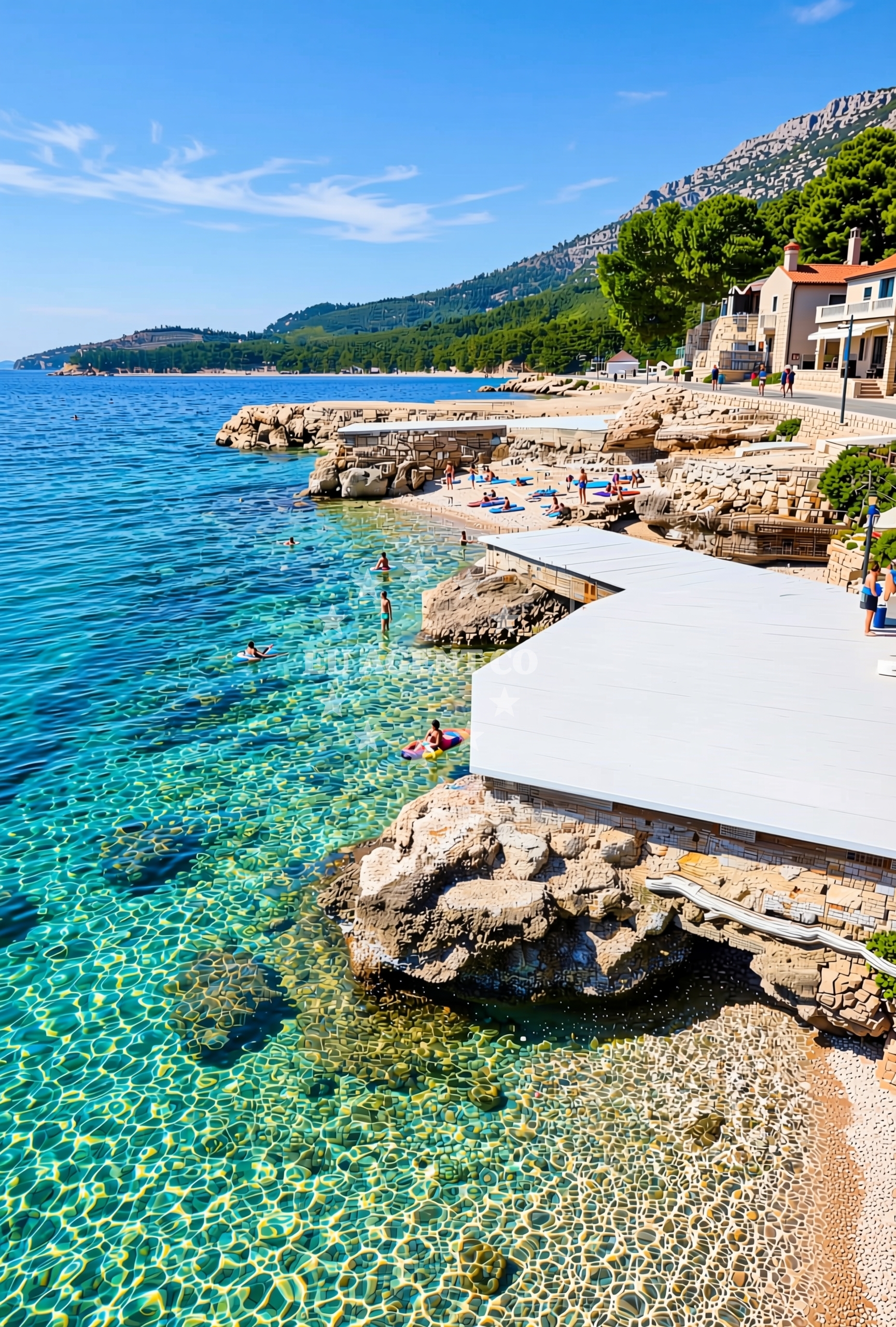 Additional view of Male Čiste, Drvenik (Gradac) Beach in Male Čiste