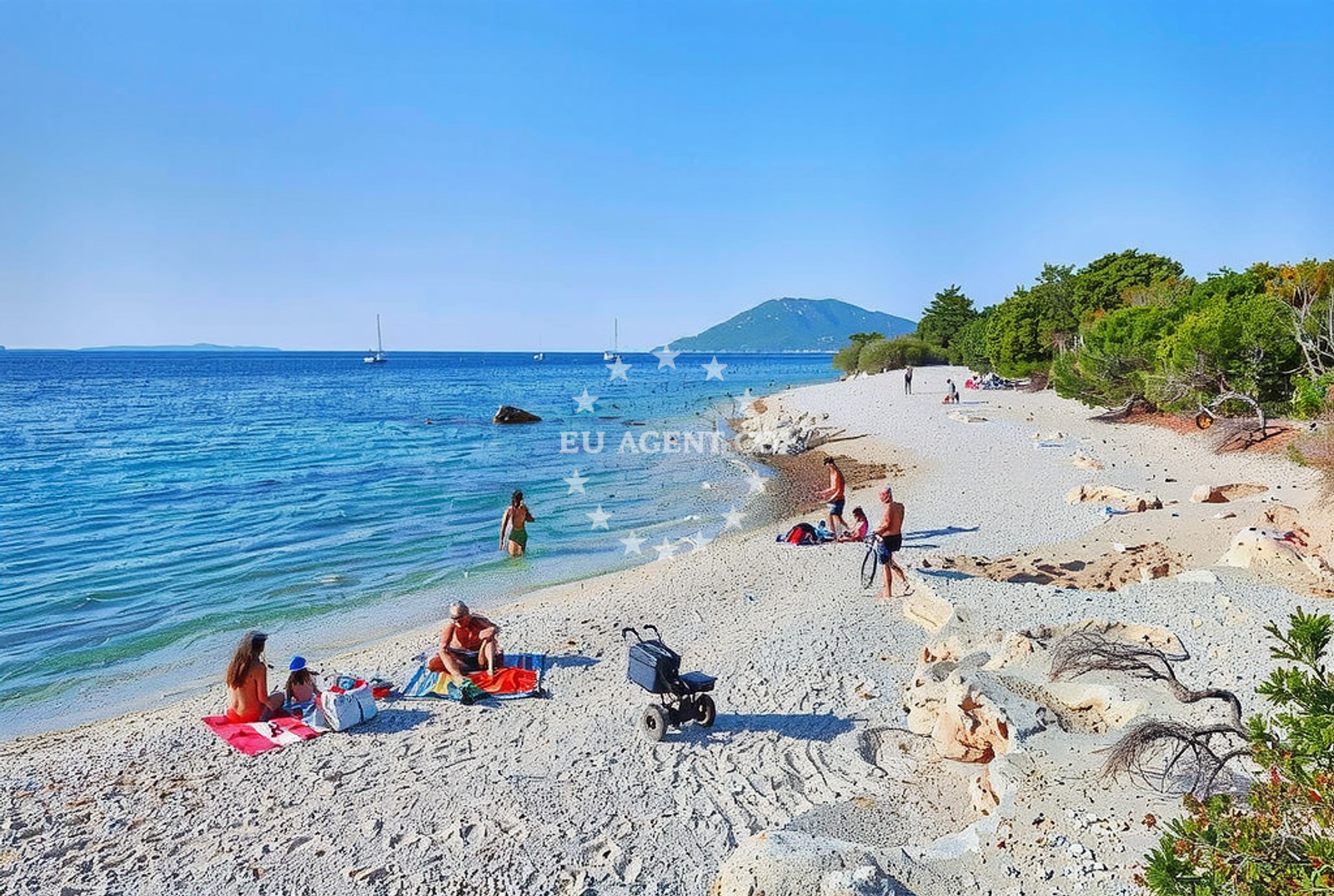 Additional view of Male Srakane Beach in Artatore ulica 64, Mali Lošinj
