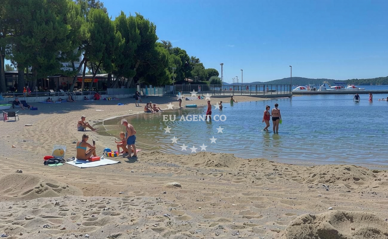 Additional view of Male Vrulje Beach in 11 Kraje ulica, Vodice
