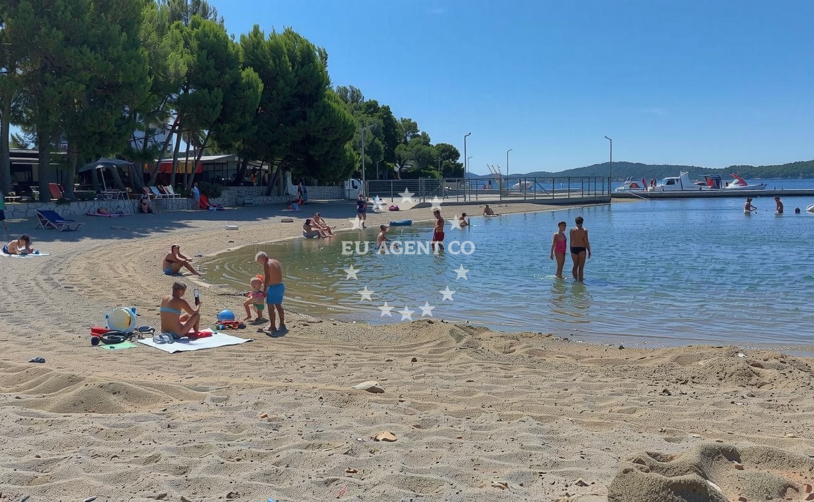 Additional view of Male Vrulje Beach in 11 Kraje ulica, Vodice