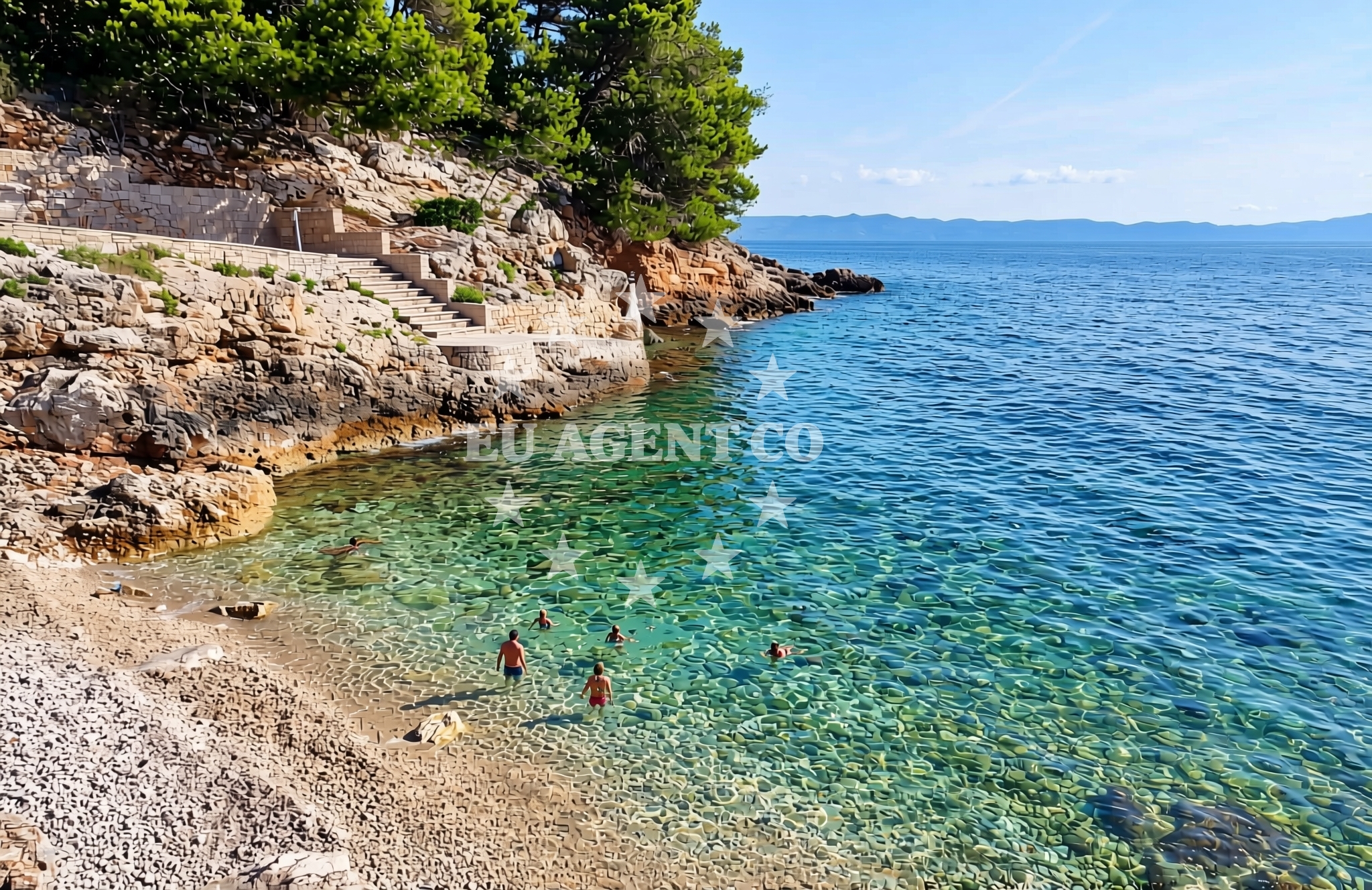 Additional view of Mali Črvanj istok, Zastražišće (Hvar) Beach in Mali Črvanj istok