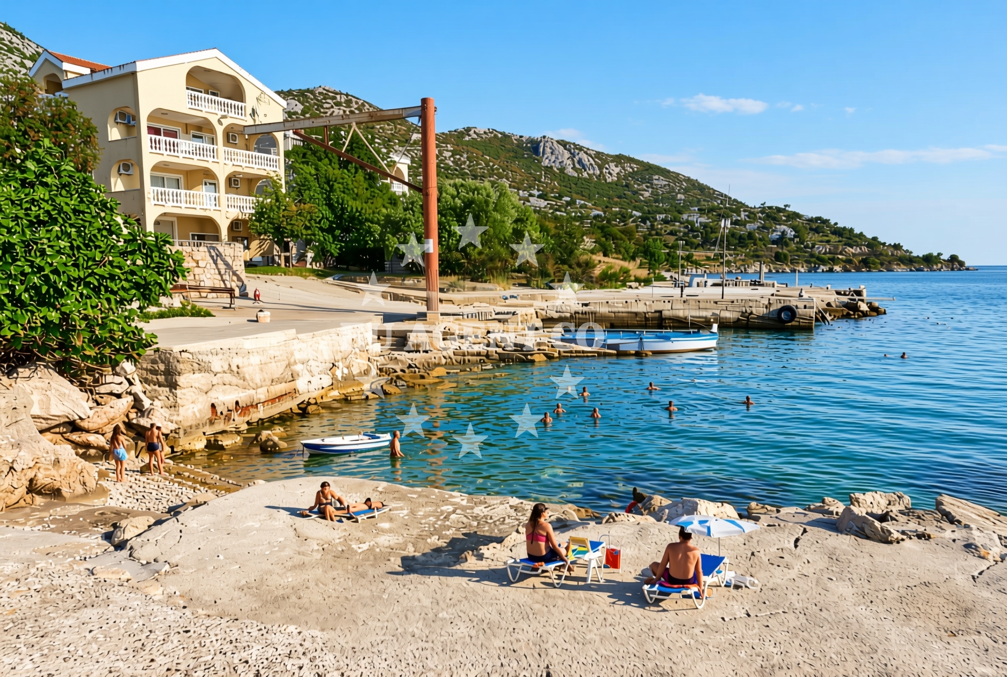 Additional view of Mali greben, Cesarica Beach in Mali greben