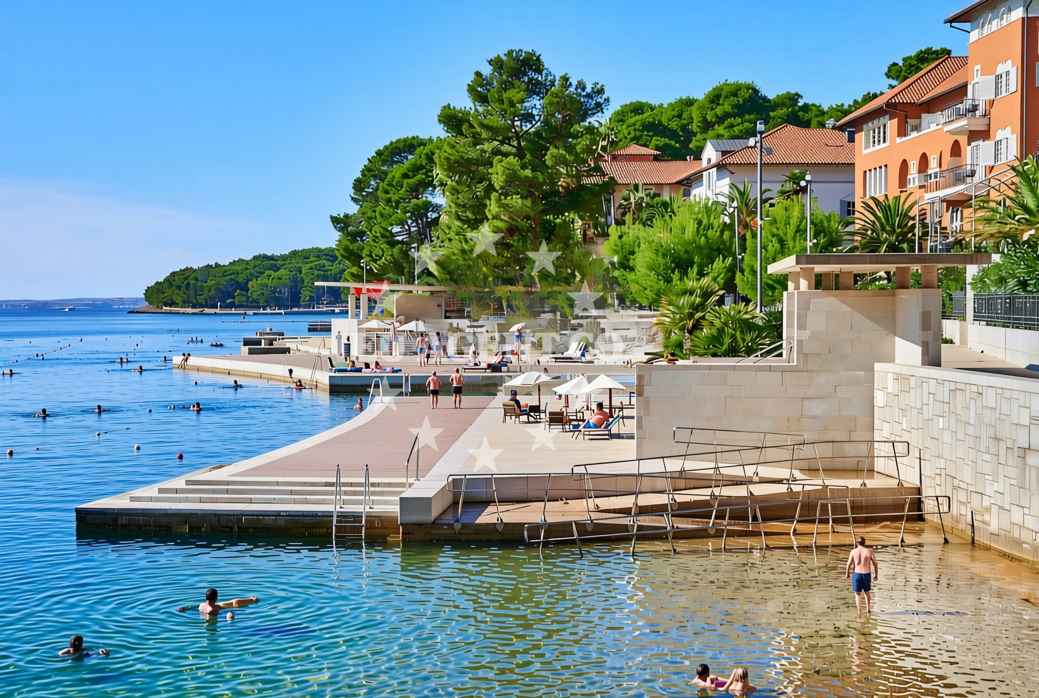 Additional view of Mali Lošinj (Lošinj): beaches and coves (37) in Mali Lošinj (Lošinj)
