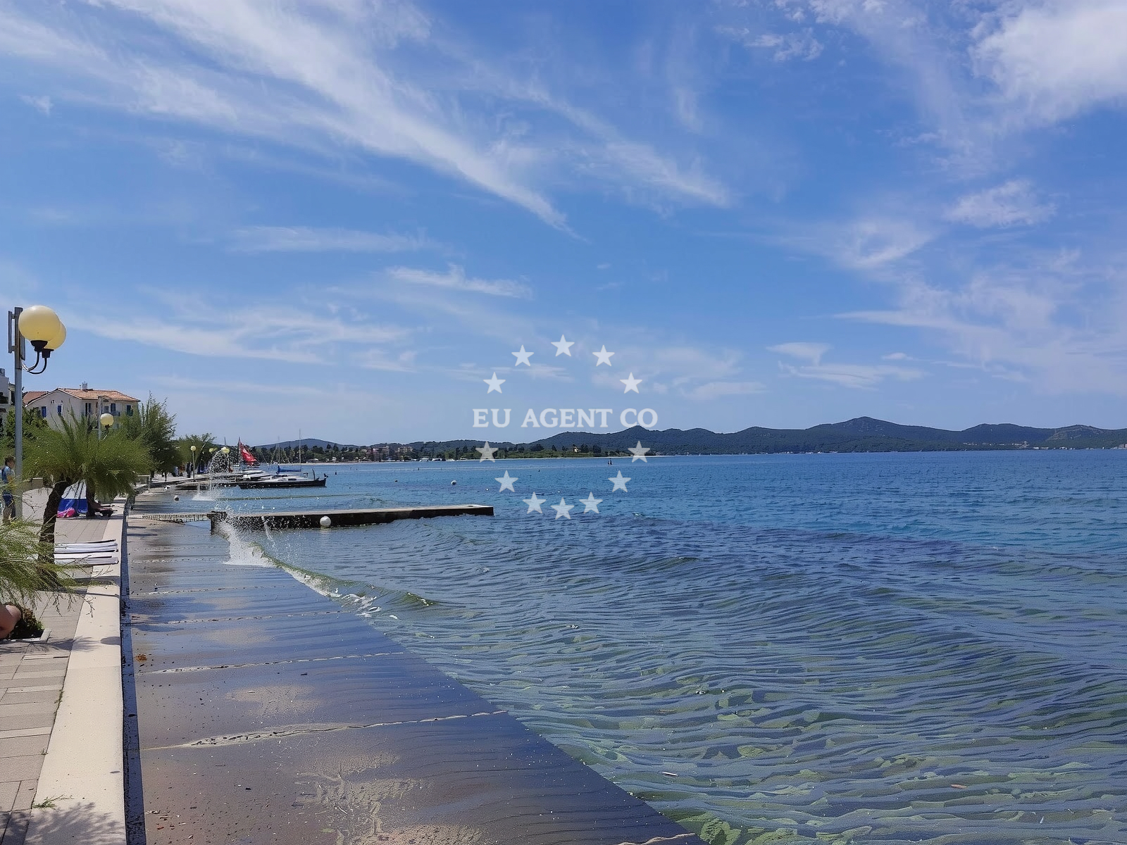 Beach facilities and surroundings at Mali Mlini Beach in 10 Ulica Andrije Buvine, Zadar
