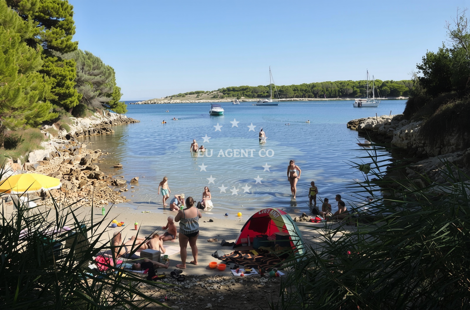 Additional view of Mali Portic beach in 218 Selo 1, Premantura