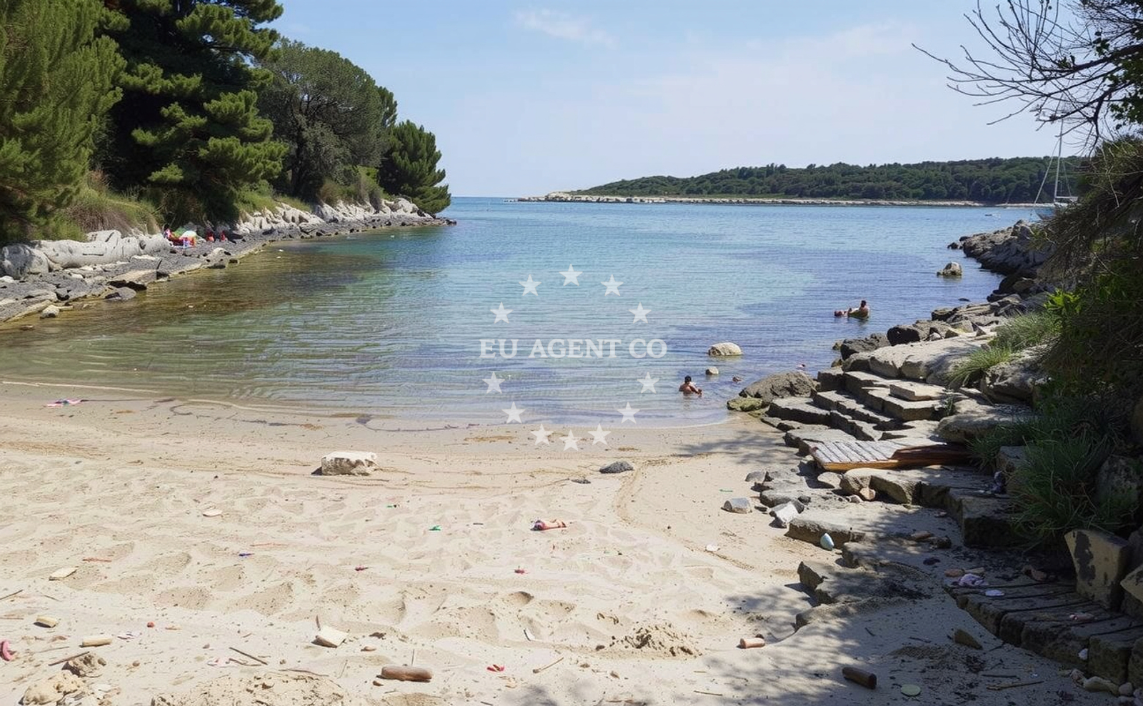 Additional view of Mali Portic beach in 218 Selo 1, Premantura