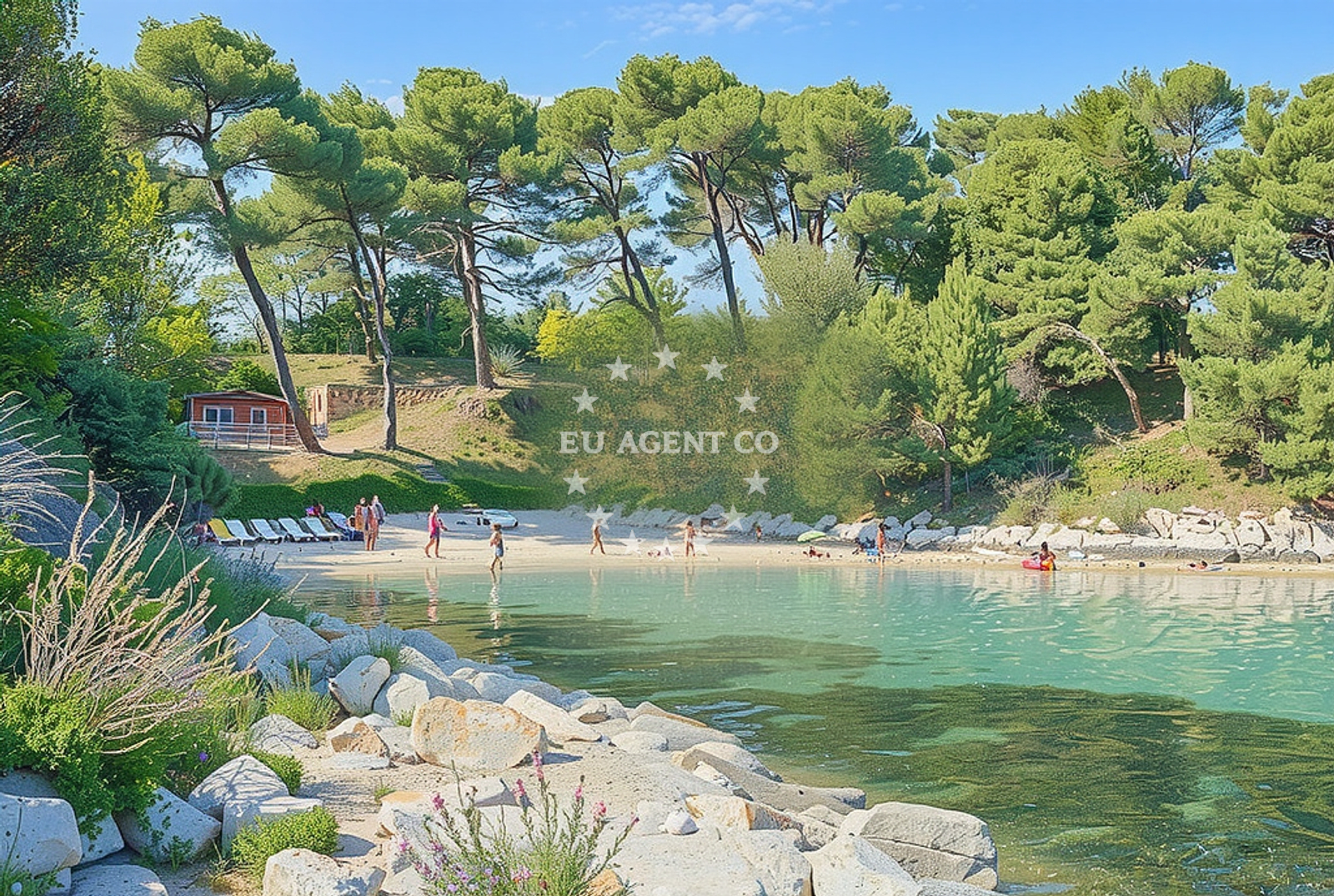 Additional view of Mali Portic beach in 218 Selo 1, Premantura