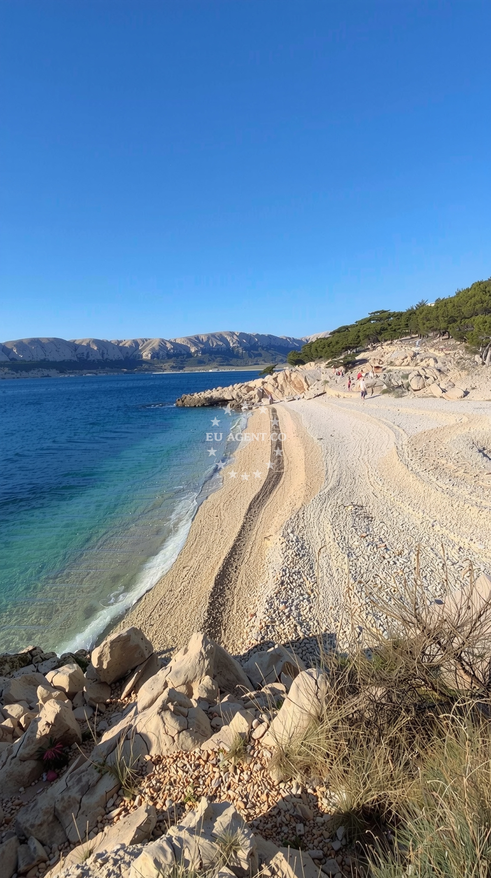Overview of Mali raj in Kricin 10, Baška