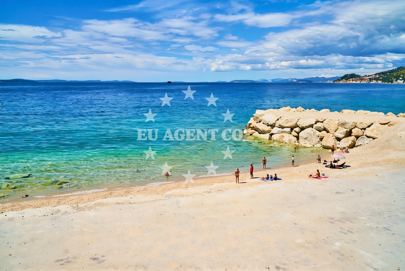 Additional view of Mali rat zapad, Dugi Rat Beach in Mali rat zapad