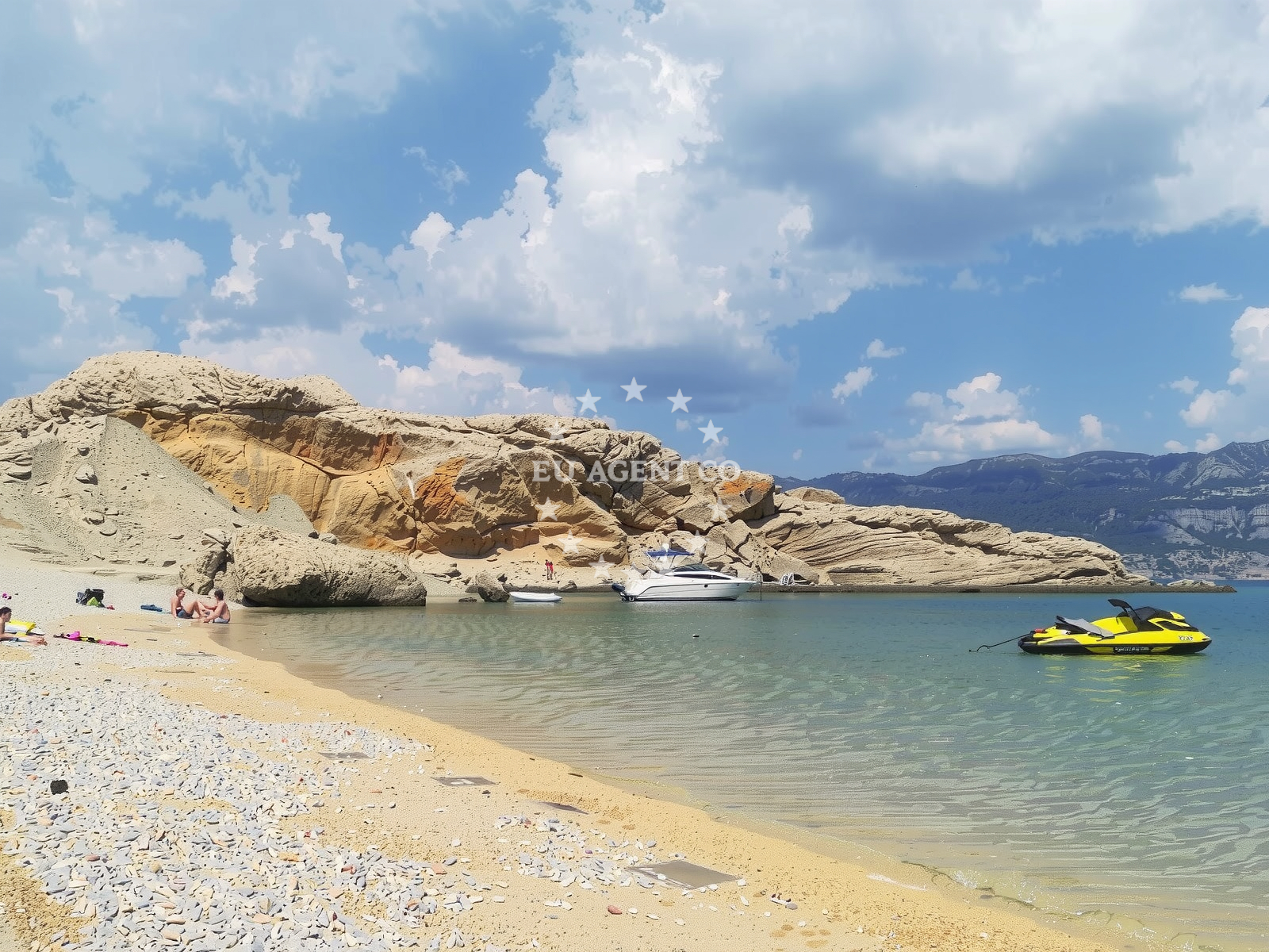 Additional view of Mali Zaton beach in Šibenska 23, Pag
