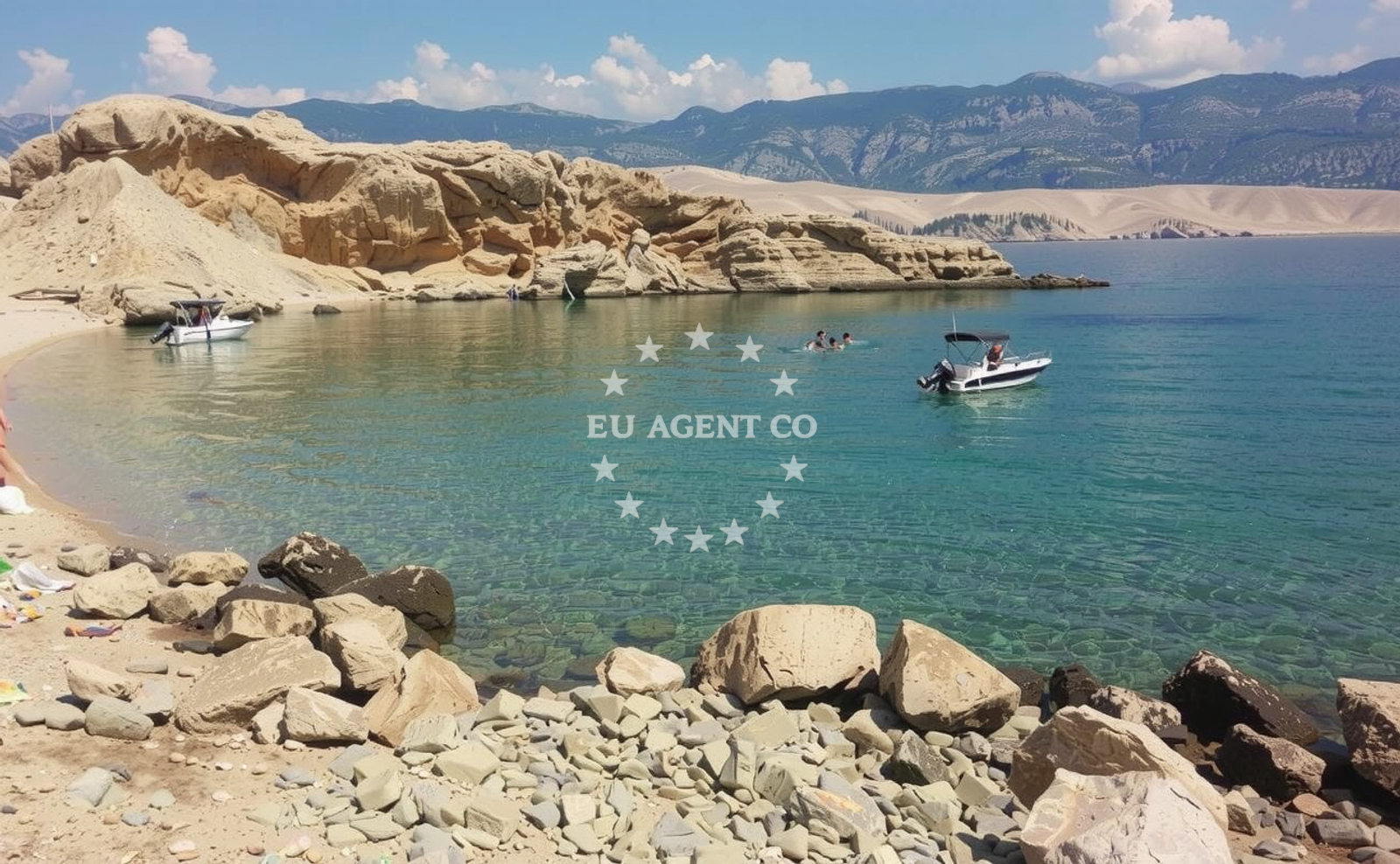 Additional view of Mali Zaton beach in Šibenska 23, Pag