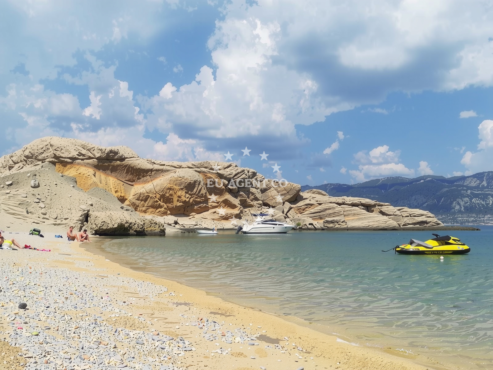 Additional view of Mali Zaton beach in Šibenska 23, Pag