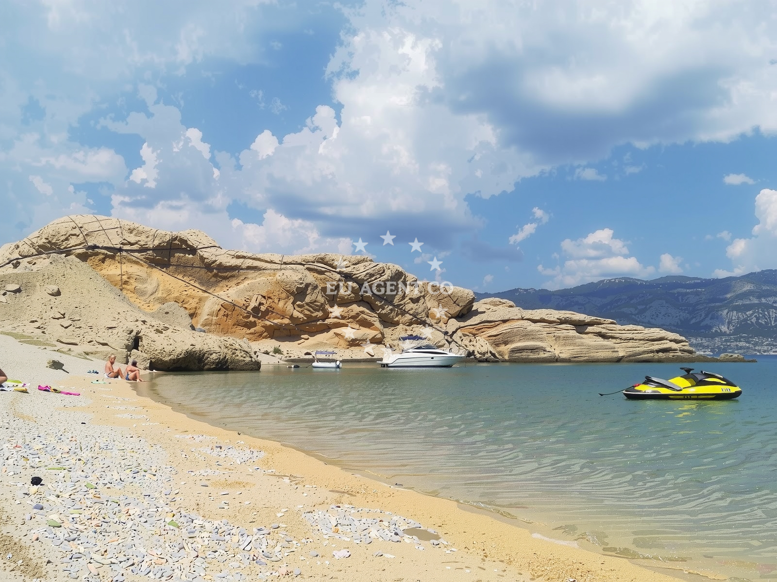 Additional view of Mali Zaton II beach in Šibenska 23, Pag