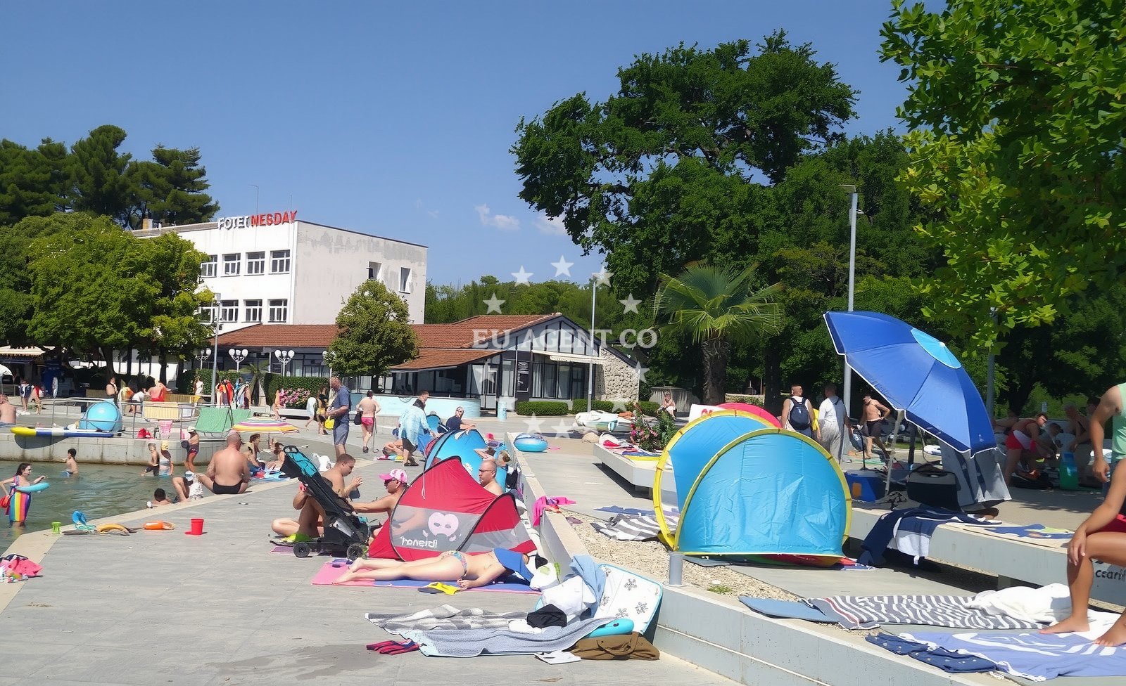 Additional view of Malinska beach in Obala 51, Malinska