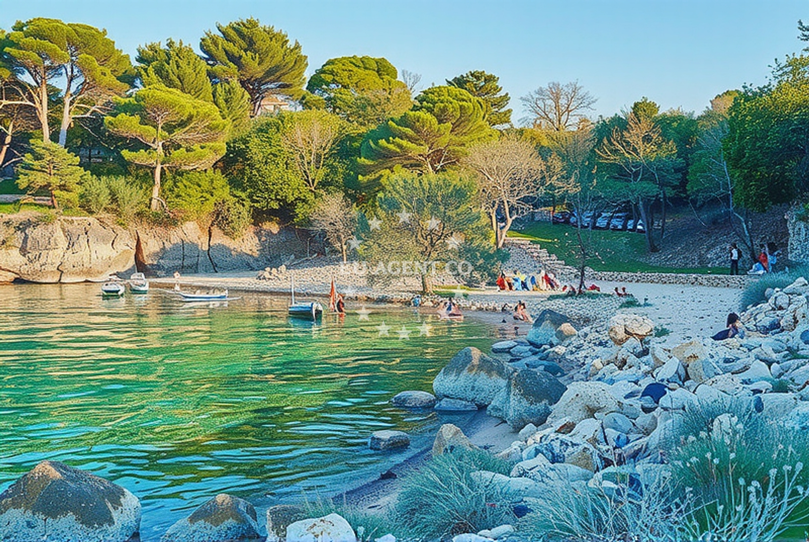 Additional view of Malinska-Porat beach in Porat 185, Porat